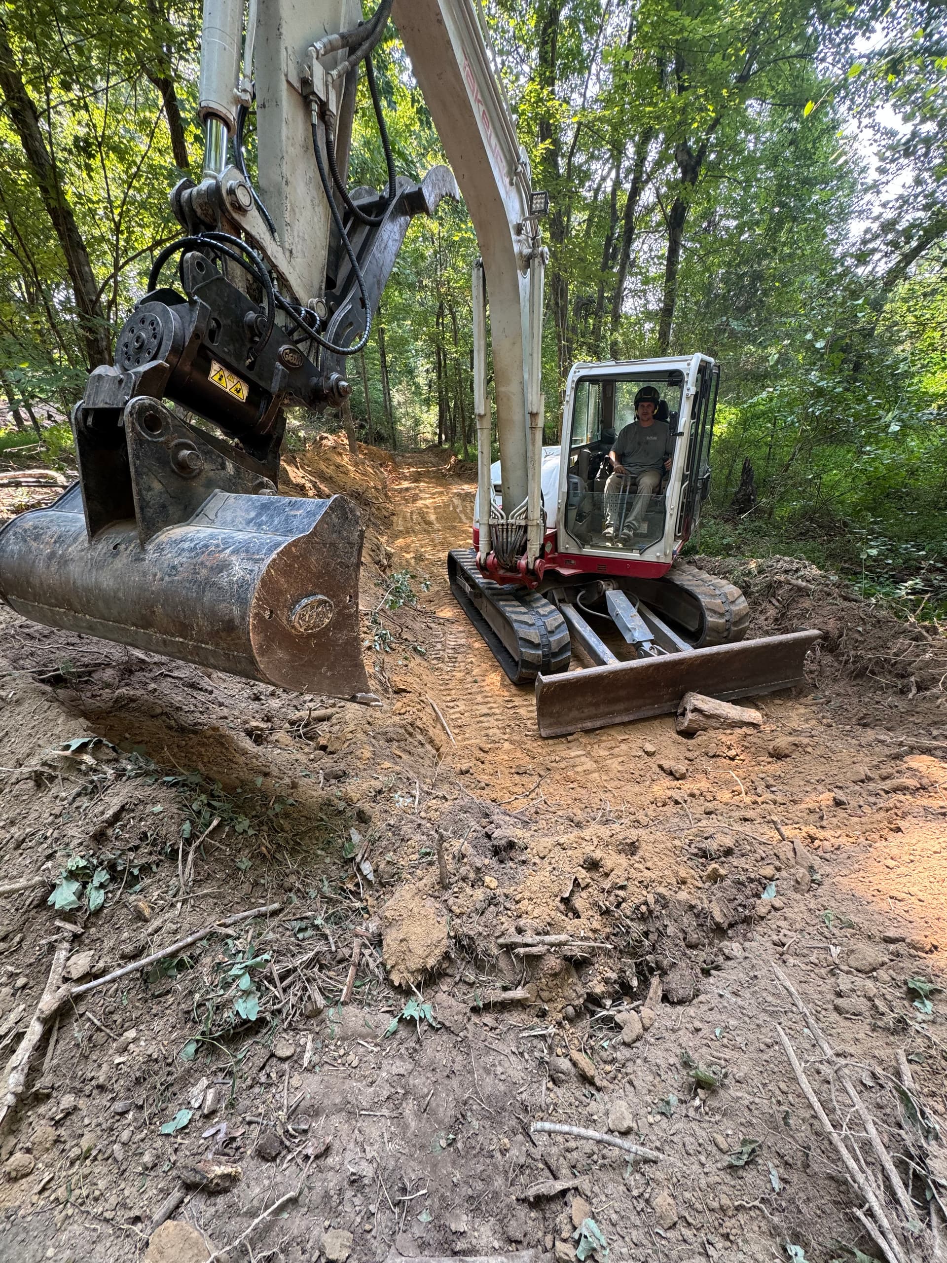 Excavation Deep in the Woods - Done the Right Way image