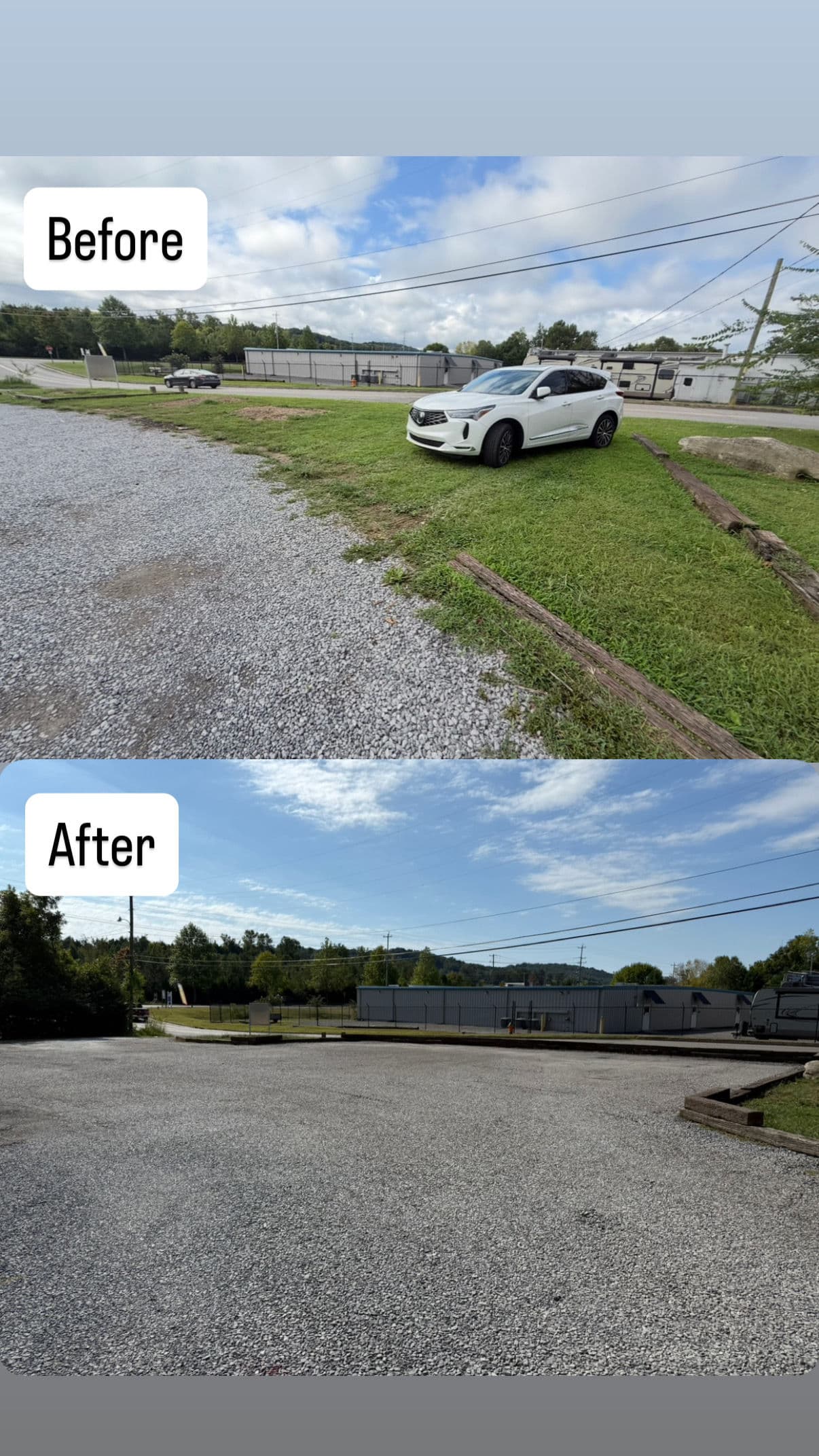 Gravel Parking Lot Expansion for Dixie Day Spay in Cleveland Tennessee image